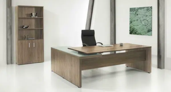Directiebureau hoek 230x100x75 cm Manager - Afbeelding 3
