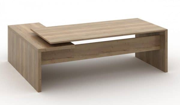 Directiebureau hoek 230x100x75 cm Manager - Afbeelding 4