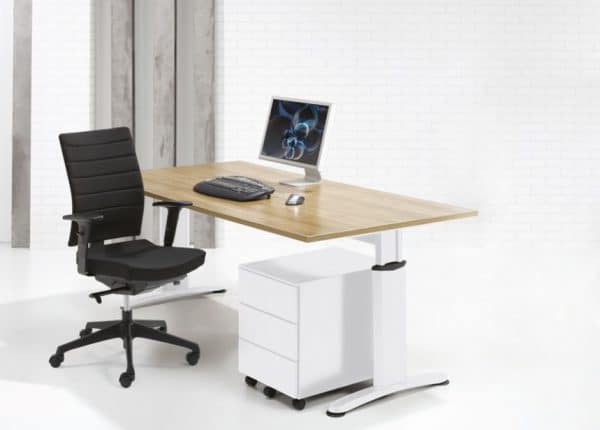 Verstelbaar bureau Work 140 x 80cm - Afbeelding 2