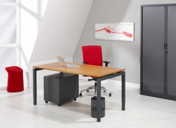 Verstelbaar bureau Quick B200xD100cm - Afbeelding 3