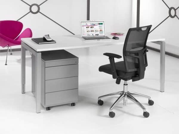 Verstelbaar bureau Quick B200xD100cm - Afbeelding 2