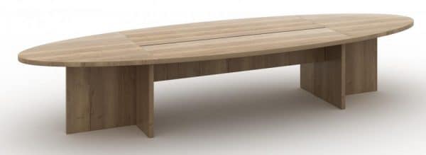 Vergadertafel ovaal Manager | Ellips | B420xD140cm - Afbeelding 3