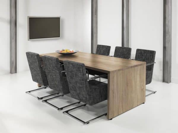 Vergadertafel rechthoek Manager | B220xD100cm - Afbeelding 2