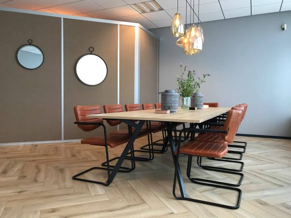 Vergadertafel rechthoek Bridge | B240xD120cm - Afbeelding 5