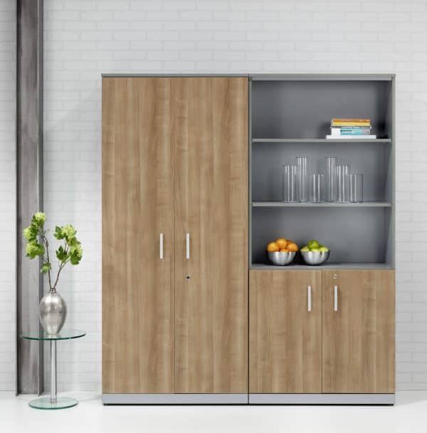 Draaideurkast hout open 200x90x42cm | NL627WW - Afbeelding 6