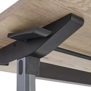 Inklapmechanisme van een klaptafel.