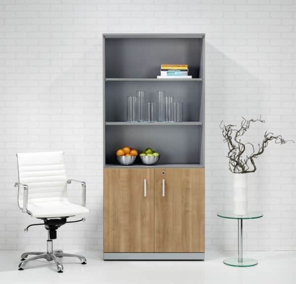 Draaideurkast hout open 200x90x42cm | NL627WW - Afbeelding 2