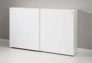 akoestische kantoorkast met schuifdeuren