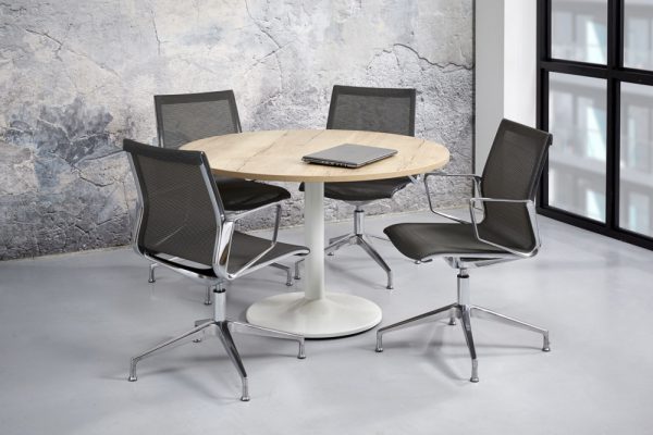 Vergadertafel rond Teezz | ø120cm - Afbeelding 2