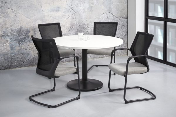 Vergadertafel rond Teezz | ø120cm - Afbeelding 5