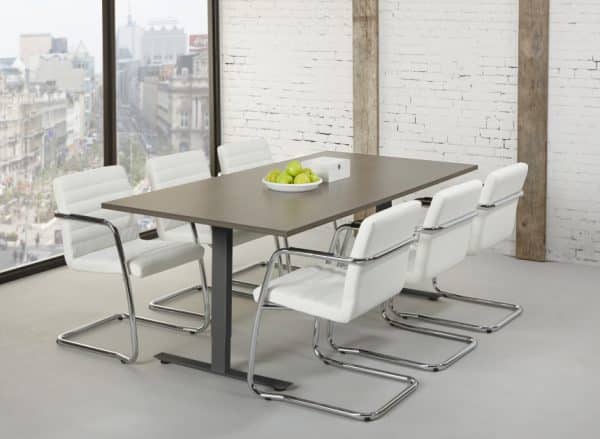 Vergadertafel rechthoek Teezz | B200xD100cm - Afbeelding 3