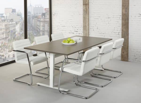 Vergadertafel rechthoek Teezz | B200xD100cm - Afbeelding 2