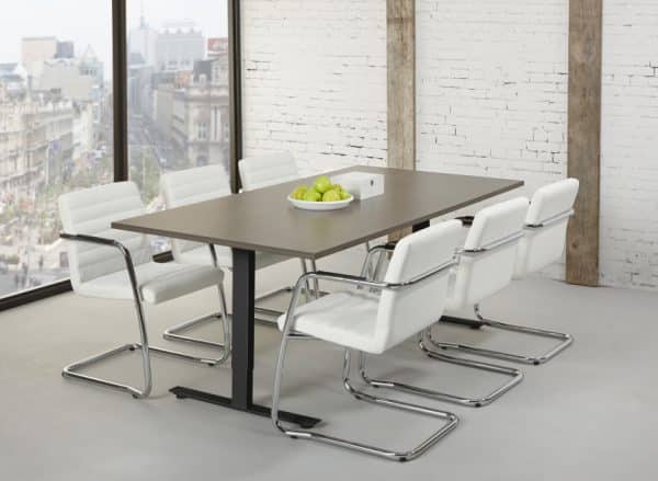 Vergadertafel rechthoek Teezz | B200xD100cm - Afbeelding 4