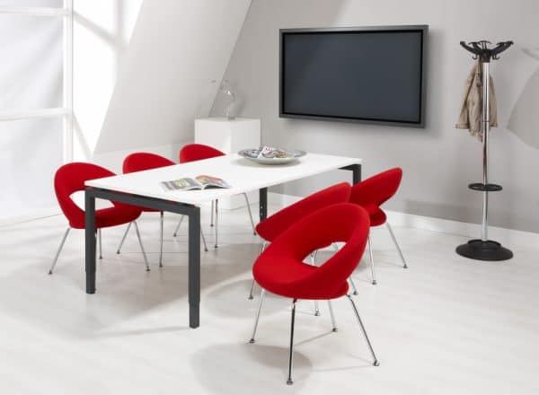 Vergadertafel rechthoek Q-bic | 200x100cm - Afbeelding 3