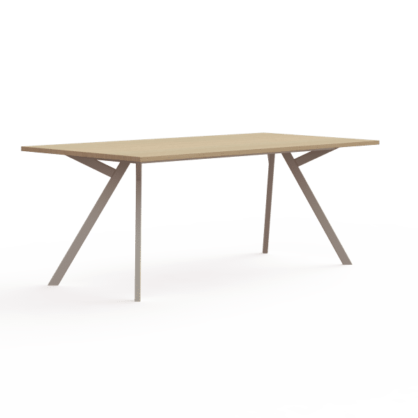 Vergadertafel rechthoek Bridge | B240xD120cm - Afbeelding 4