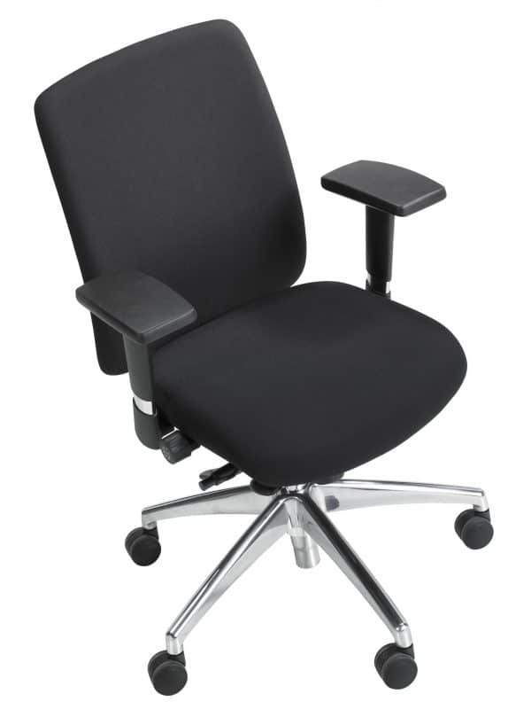 Zwarte bureaustoel Model 2121 - Afbeelding 2
