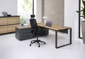 Directiebureau hoek 224x90 cm Cube