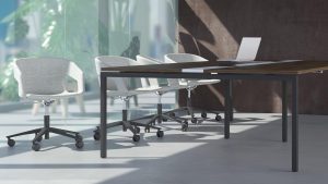 Nova vergadertafel 6 persoons | 140cm x 164cm