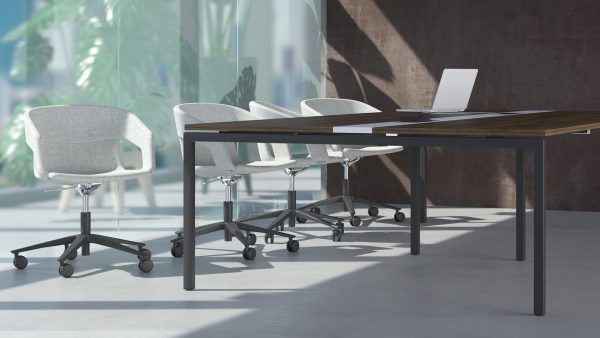 Nova vergadertafel 6 persoons | 140cm x 164cm