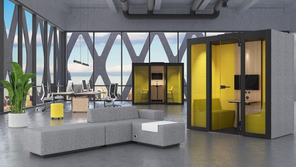 Akoestische overlegcabine 2-4 personen Narbutas | Lease vanaf € 136,- p/m🌱 - Afbeelding 4