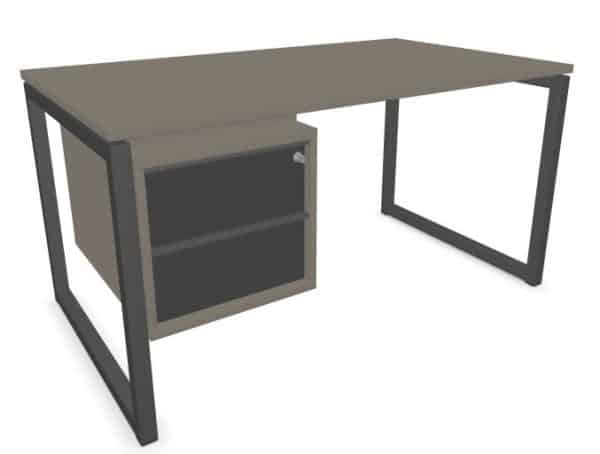 Thuiswerkplek bureau met ladenblok 140x80cm - Afbeelding 6