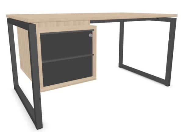 Thuiswerkplek bureau met ladenblok 140x80cm - Afbeelding 9