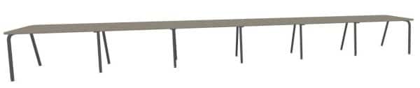 Kantine tafel 4 poots 140x80cm - Afbeelding 6