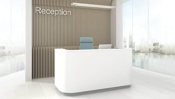 Receptiebalie Cosy | Rond | Wit - Afbeelding 2