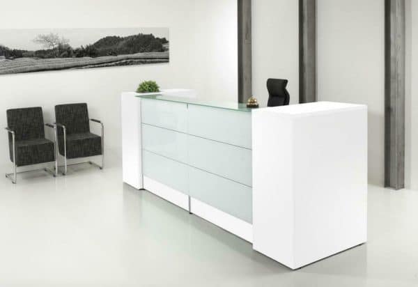 Receptiebalie | Groot model | Glaspanelen - Afbeelding 4