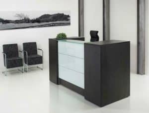 Receptiebalie | Klein model | Glaspanelen