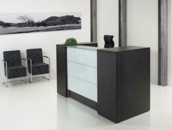 Receptiebalie | Klein model | Glaspanelen