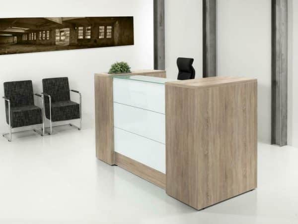 Receptiebalie | Klein model | Glaspanelen - Afbeelding 2