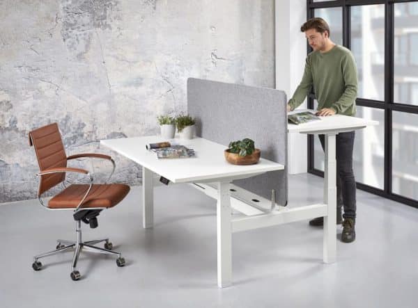 Duo zit sta bureau 120x80cm Basic - Afbeelding 5