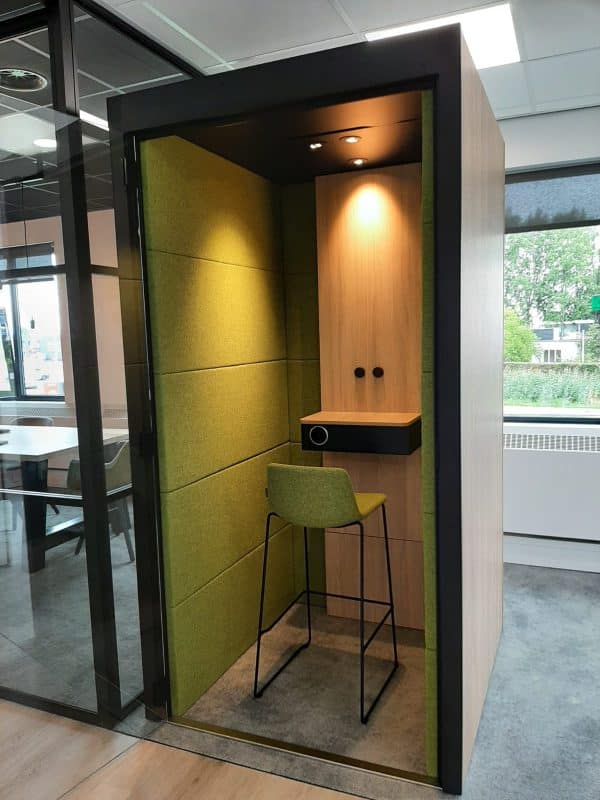 Narbutas akoestische telefooncel huren | 117x120cm - Afbeelding 6