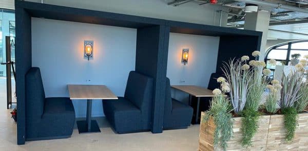 Stilte werkplek voor 4 personen Model Sydney - Afbeelding 3