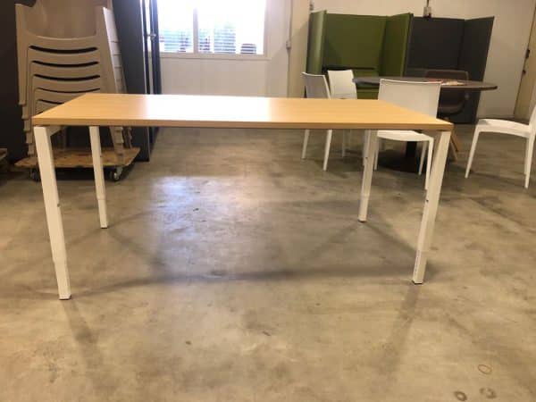 4-poots tafel gebruikt | 160x80cm - Afbeelding 3