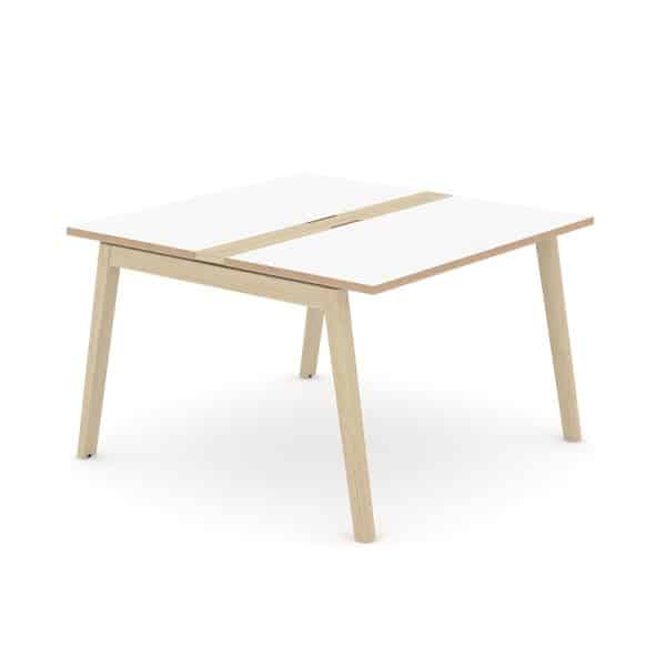 Nova-wood vergadertafel 6 persoons met kabelmanagement | 180 x 120cm