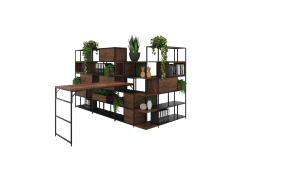 planten flexwall kantoor