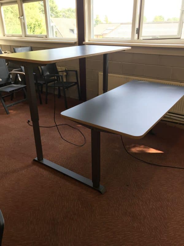 Duo bureau gebruikt elektrisch verstelbaar | Blankstaal - Afbeelding 2