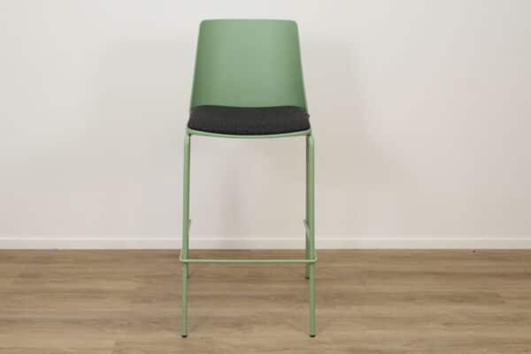 Polytone barkruk groen front