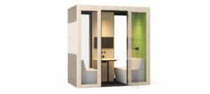 Akoestische overlegcabine 2-4 personen Narbutas | Lease vanaf € 136,- p/m🌱