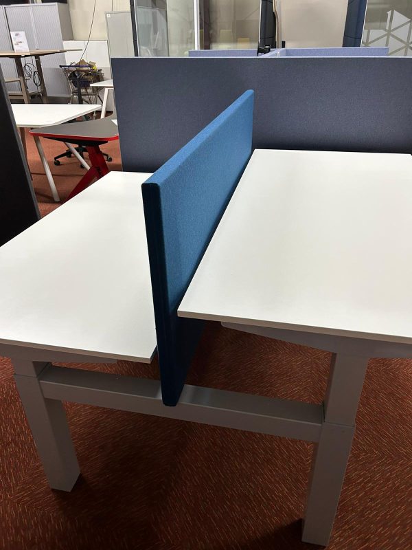 Slinger verstelbaar duo bureau | Aluminium - Afbeelding 8