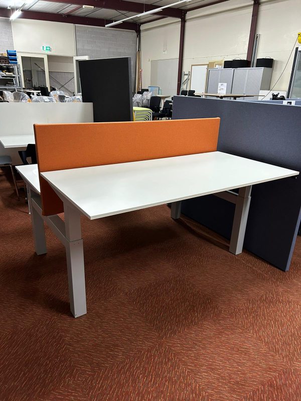 Slinger verstelbaar duo bureau | Aluminium - Afbeelding 5