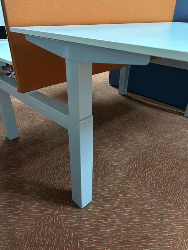 Slinger verstelbaar duo bureau | Aluminium - Afbeelding 6