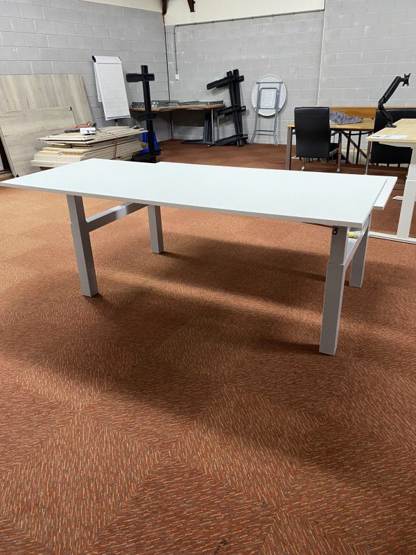 Slinger verstelbaar duo bureau | Aluminium - Afbeelding 10