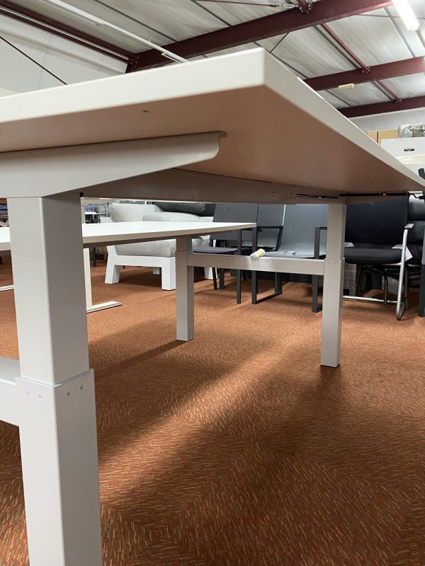 Slinger verstelbaar duo bureau | Aluminium - Afbeelding 11