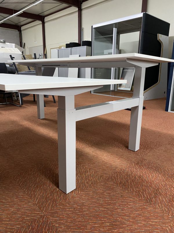 Slinger verstelbaar duo bureau | Aluminium - Afbeelding 12
