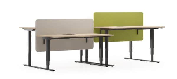 Elektrisch verstelbaar duo-bureau 180x80cm Easy
