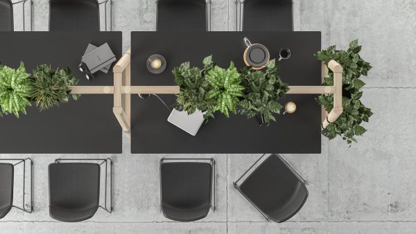 Vergadertafel Nova Wood | 180x90cm - Afbeelding 3