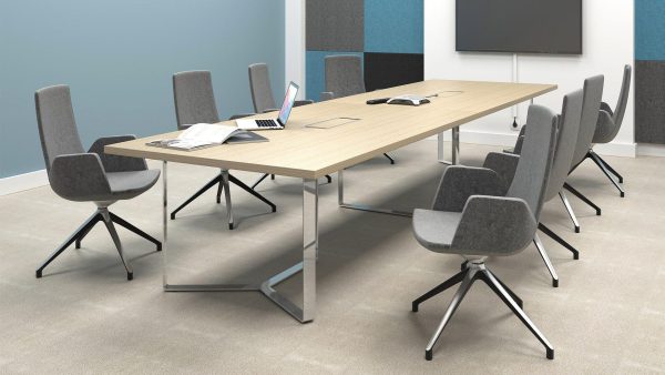 Vergadertafel Plana | 420x120cm - Afbeelding 2